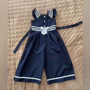 Girls navy blue jumper,  size 6